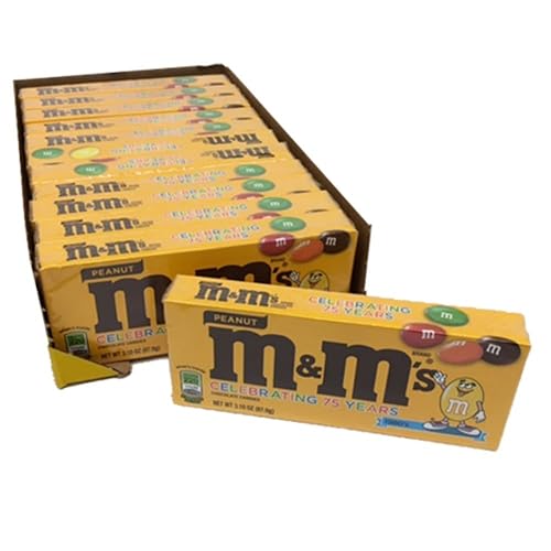 M&M's Candies 3-oz. Theater Box - Case of 12 (Peanut M&M's)
