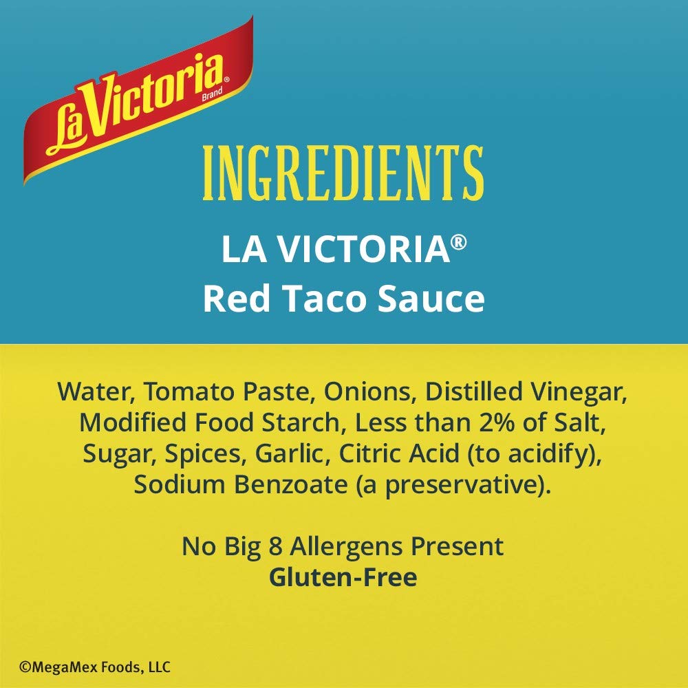 La Victoria Red Taco Sauce, Mild, 15 Ounce