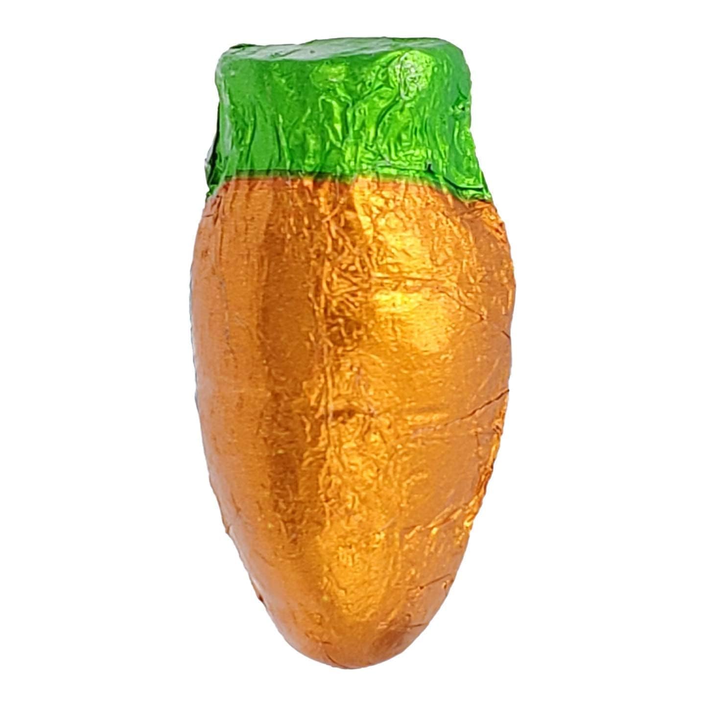 24 Pounds Easter Carrots Milk Chocolate - Multicolor Foil Wrapped Chocolates in Easter Egg Gift Box, Kosher Certified Dairy, Easter Basket Stuffers