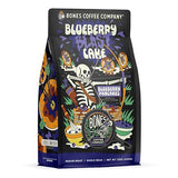 Bones Coffee Company Blueberry Blast Cake, Blueberry Pancakes Flavored Coffee, Medium Roast Low Acid Arabica Beans Compatible with Auto drip