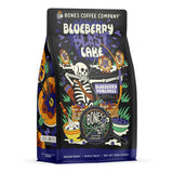 Bones Coffee Company Blueberry Blast Cake, Blueberry Pancakes Flavored Coffee, Medium Roast Low Acid Arabica Beans Compatible with Auto drip
