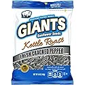Giants Fresh Cracked Pepper Kettle Roast Sunflower Seed, 5 Ounce -- 12 per case.