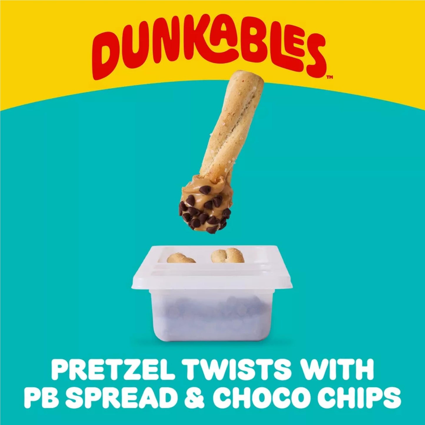 Salutem Vita - Dunkables Pretzel with Peanut Butter and Chocolate Chips, 2oz, Gift Set - Pack of 4