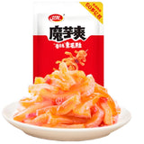 Chinese Snacks Konjac Spicy Strips Sticks, 18g*20bags,12.7oz/360g, 1Box Inside Box, WeiLong Chinese Snack Food, Hot Strips, Latiao Fragrant Spicy