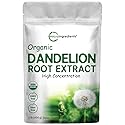 Organic Dandelion Root Tea Powder, 1lb | Up to 450 Servings | Premium Source for Daily Beverage | 100% Pure Dandelion Supplement | Caffeine Free