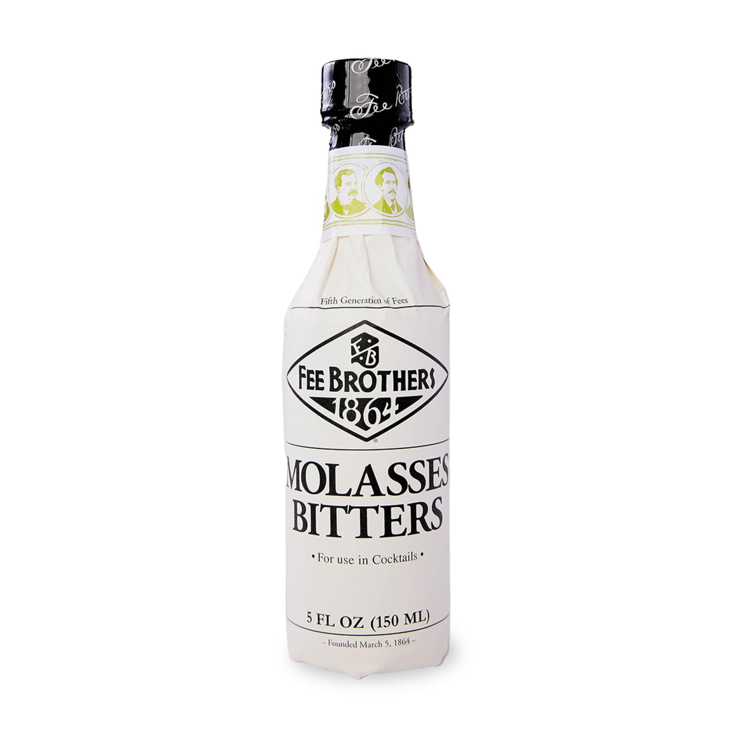 Fee Brothers Molasses Cocktail Bitters - Aromatic Cocktail Mixer & Concentrated Flavoring, Gluten Free, Vegan-Friendly, 5 fl oz