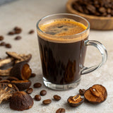Organic Mushroom Coffee, 10oz - 10 Adaptogenic Mushrooms with Arabica Coffee + MCT Oil for Smooth Flavor - Turkey Tail, Lions Mane, Cordyceps, Chaga