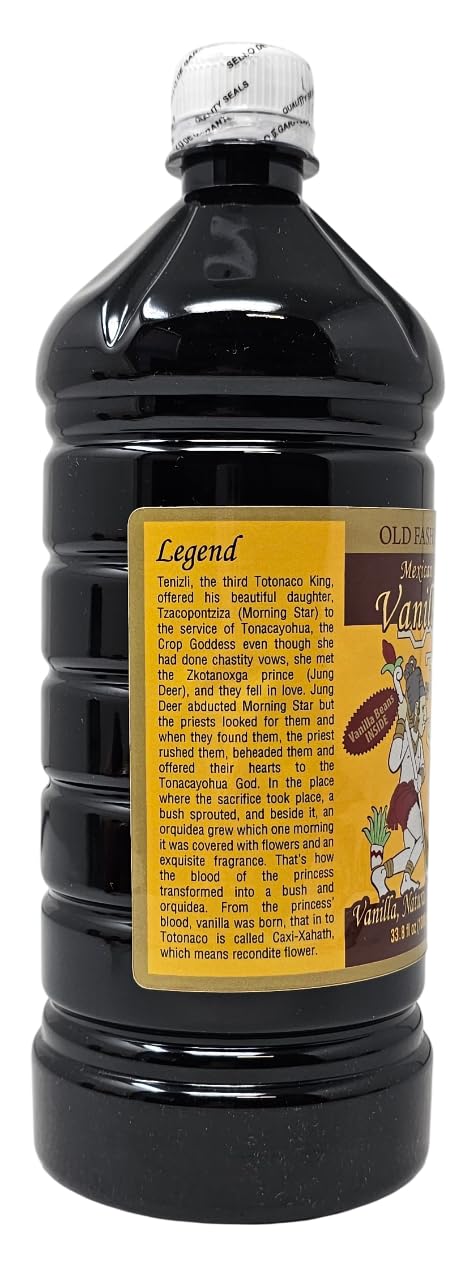 Usumacinta Pure Amber Mexican Vanilla, 33.8 Ounces, Made in Mexico