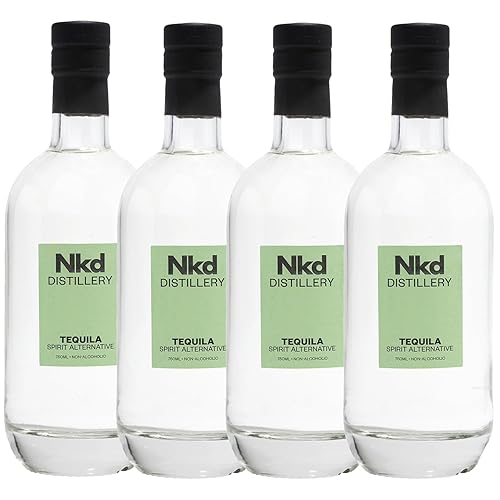 Nkd Distillery 4 Pack Tequila Alternative Premium Non-Alcoholic Spirit - Zero Alcohol - Perfect Margarita or Paloma Alcohol Free Substitute