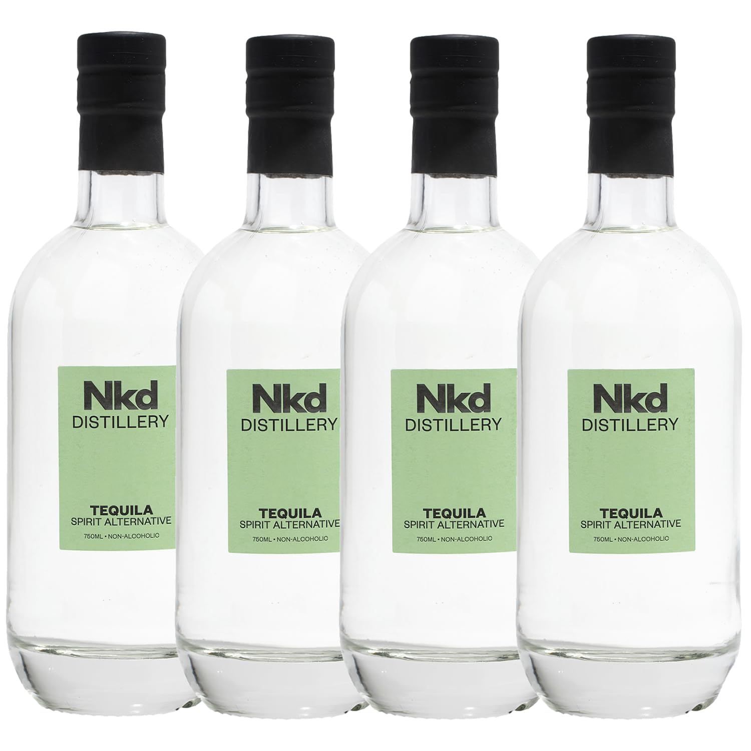 Nkd Distillery 4 Pack Tequila Alternative Premium Non-Alcoholic Spirit - Zero Alcohol - Perfect Margarita or Paloma Alcohol Free Substitute