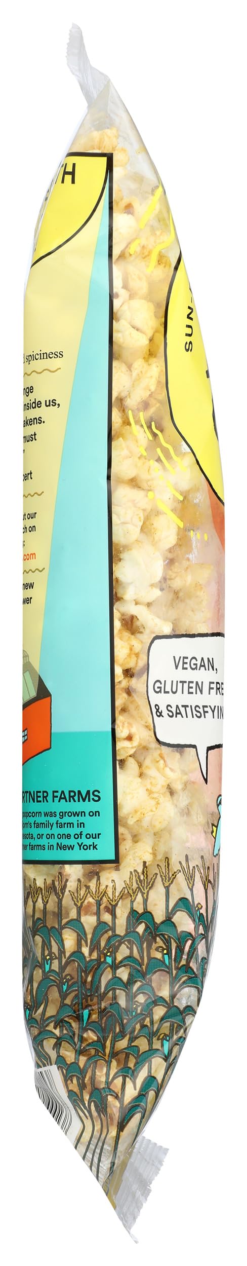 Bjornqorn, Popcorn Sun Popped Spicy, 3 Ounce