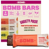 The Bomb Co. Bomb Bars Variety Pack, Healthy Snacks, Plant Based Bars With Superfood & Super Seeds, On the Go Snack & Breakfast Bar, Energy Support