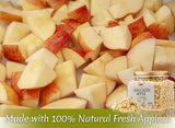 Premium Dried Diced Apples,10 Oz /283g,1 Ingredient Made with 100% Natural Apple, No Sugar Added Dehydrated Apple, No Additives & No Flavoring.
