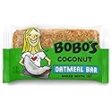 Bobo's Coconut Oat Bars, Simple Ingredients, Whole Grain Oats, Plant Based, Gluten Free Breakfast Bars, Non-GMO, Healthy Snacks for Adults & Kids (12