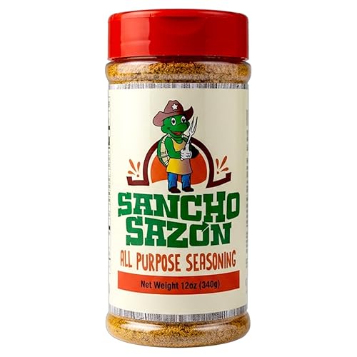 Sancho Sazon - All-Purpose Seasoning Blend -12oz Tex-Mex Spice Mix for Grilling, BBQ, Meat & Vegetables