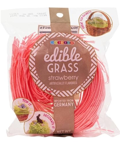 Grandys Candys Edible Easter Grass- Green Apple, Blueberry, Strawberry, & Multi Flavored Bundle-Fun and Delicious Way to Complete Your Easter Baskets