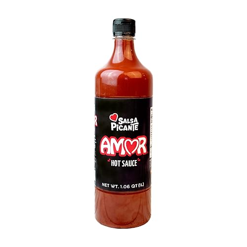 Amor Hot Sauce, Original Chilli Flavor, 33 Fl Oz