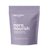 Nora Nourish Organic Pregnancy Tea - Red Raspberry Leaf Herbal Blend for Third Trimester, Postpartum & Women's Health - Caffeine-Free Loose Leaf Tea