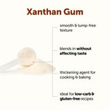 Micro Ingredients Xanthan Gum Powder, 8 oz | Unflavored Thickening Agent for Cooking | Keto & Gluten-Free Baking | Non-GMO, Vegan Friendly
