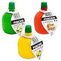 Piacelli CitrTrio Juice - Lemon, Lime & Orange Juice Concentrates Delivering Fresh, Natural Citrus Flavor for Cooking & Drinks - Lemon Juice Adds Zest