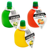 Piacelli CitrTrio Juice - Lemon, Lime & Orange Juice Concentrates Delivering Fresh, Natural Citrus Flavor for Cooking & Drinks - Lemon Juice Adds Zest