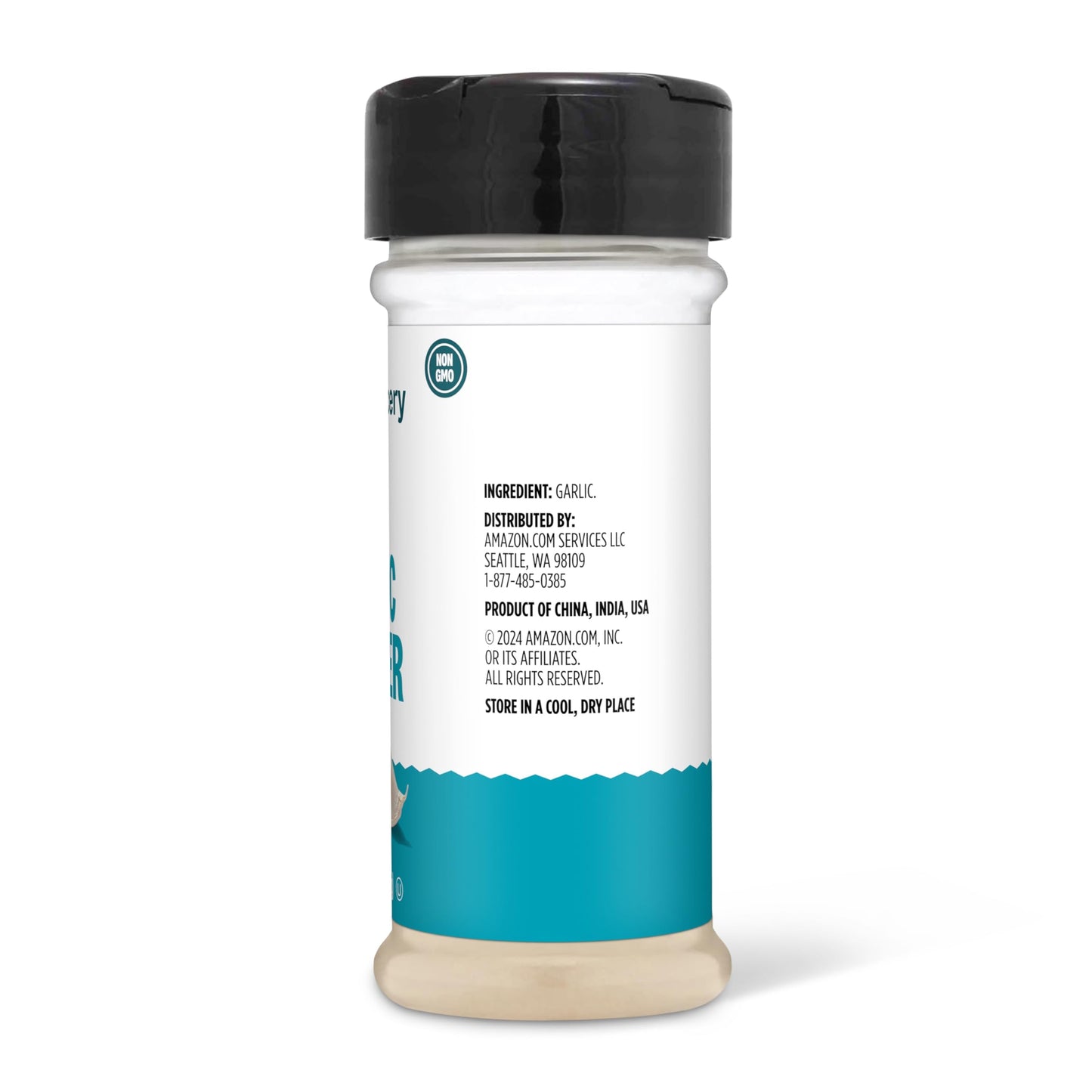 Amazon Grocery, Fine Garlic Powder, 3 Oz