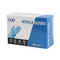 EDI Nitrile Gloves Blue - Disposable, Medium, 100 Count, Powder & Latex-Free, Food Safe, Chemical Resistant, 4 Mil Thickness