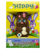 2-Count Fruidles Easter Bunny Rabbit Milk Chocolate Bunnies with Basket Easter Eggs, Individually Wrapped in Gift-Box, Kosher Certified Dairy, 1.5oz