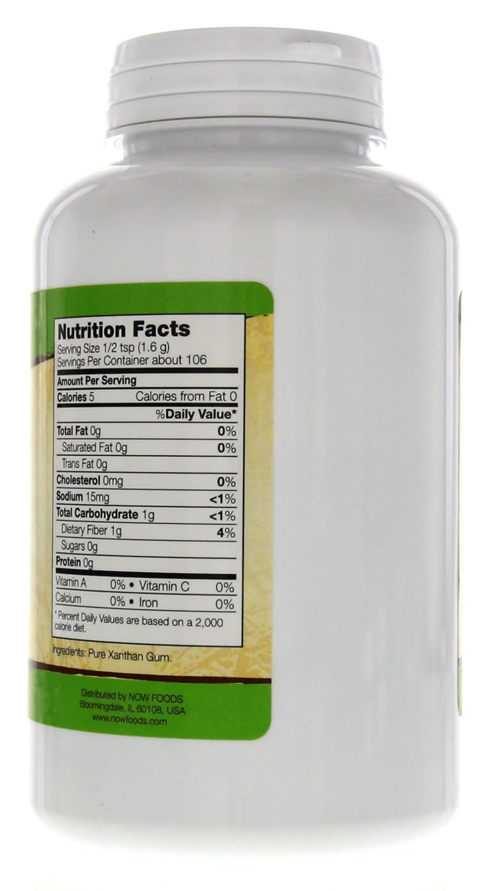 NOW Foods Xanthan Gum, 6 Ounce Bottle (Pack of 2)