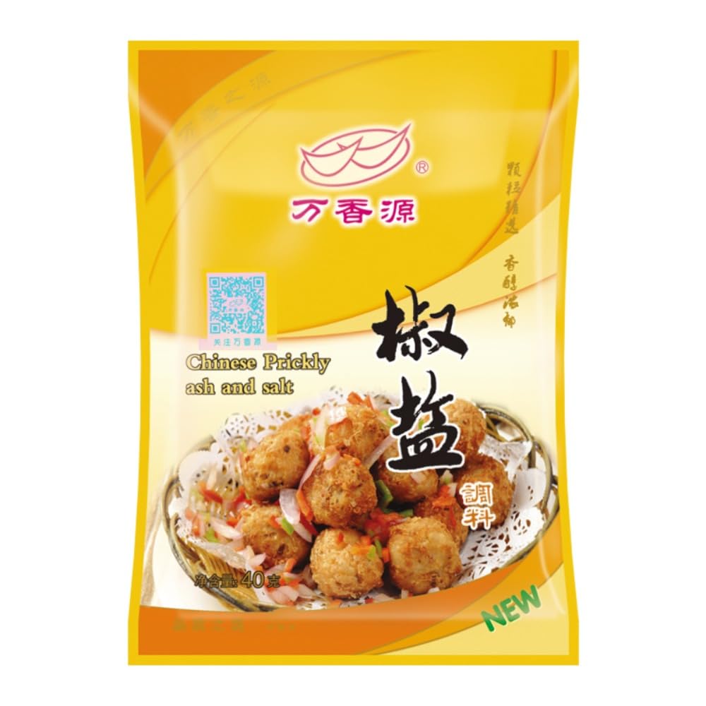 Zercumm Pepper Salt Powder Seasoning Pepper and Salt Mushroom Seasoning Pepper and Salt Stew Seasoning 40G Bag