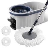Spin Mop Heads Refill, Easy Wring Microfiber Replacement Pads for Deep Cleaning 6-Pack Universal Fit for Most Round Spin Mops