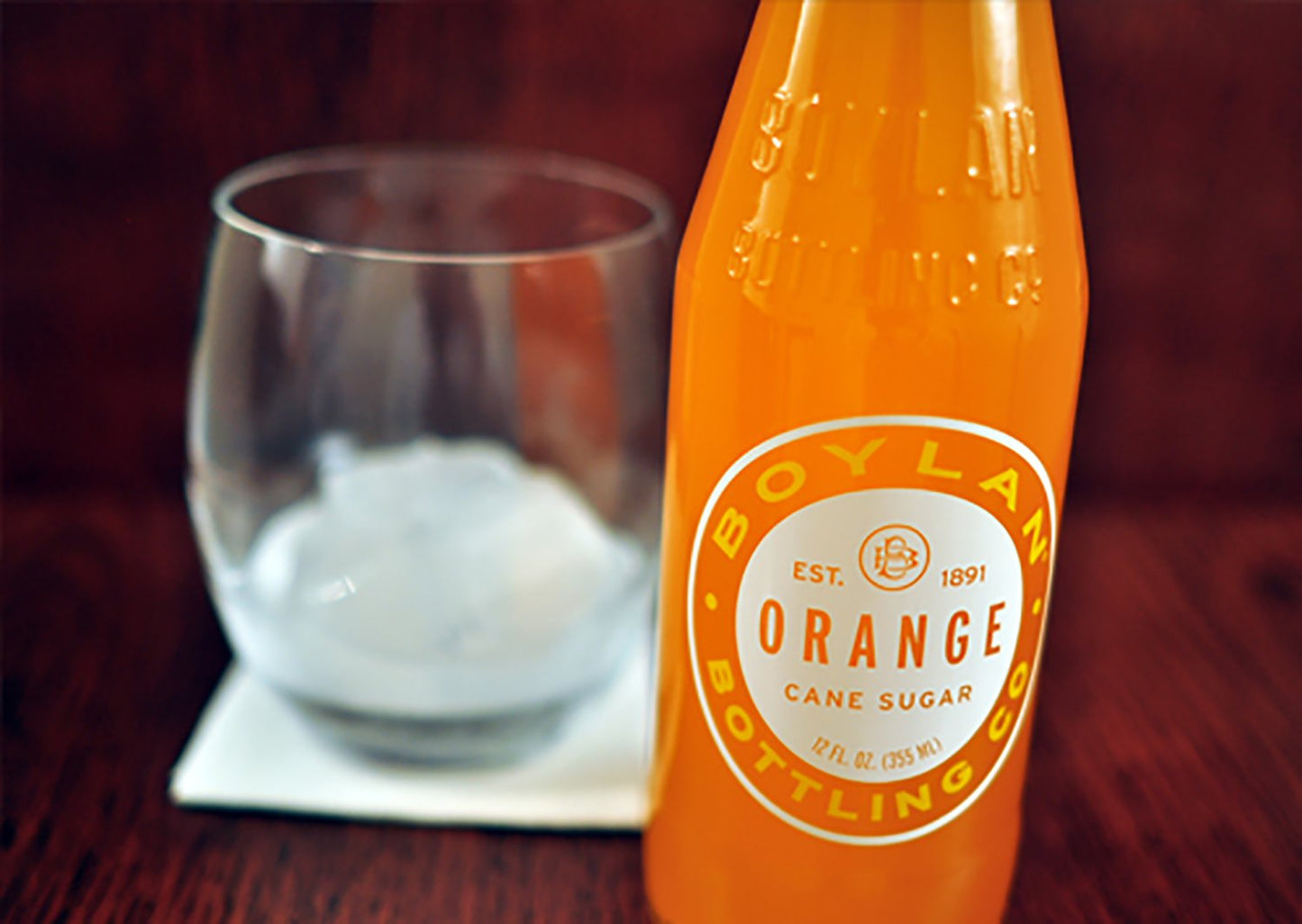 Boylan Soda, Orange, 12 fl oz (24 Glass Bottles)