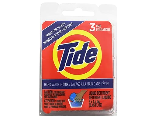 Tide Travel Sink Packets Clipstrip (Pack of 9)
