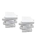 Zobilin Cellulose Sponges, Heavy Duty Scrub for Kitchen, Compressed for Tough Messes Without Scratching (10 Pack, White)