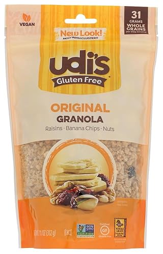 Udis Gluten Free Original Granola, 12 Ounce -- 6 per case.