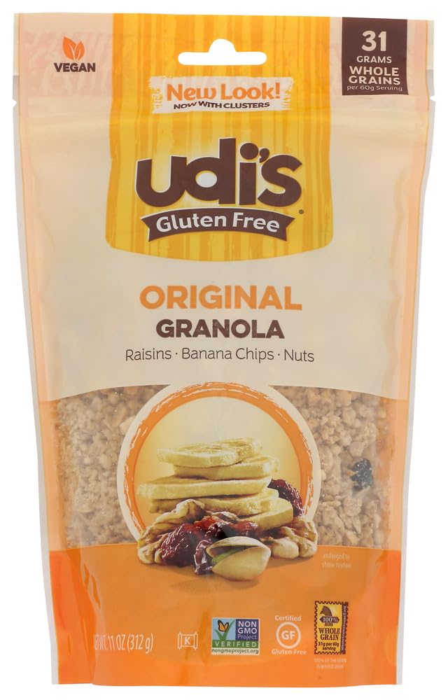 Udis Gluten Free Original Granola, 12 Ounce -- 6 per case.