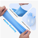 Nitrile Gloves 100pcs Non-Latex Disposable Gloves,Powder Free
