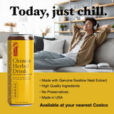 Golden Nest Chinese Herbal Drink with Swallow Nest Extract | Ready to Drink Traditional Asian Recipe Herbal Tea | All Natural No Preservatives | Liang