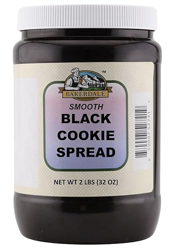 Bakerdale Smooth Black Cookie Butter Spread, Creamy Topping