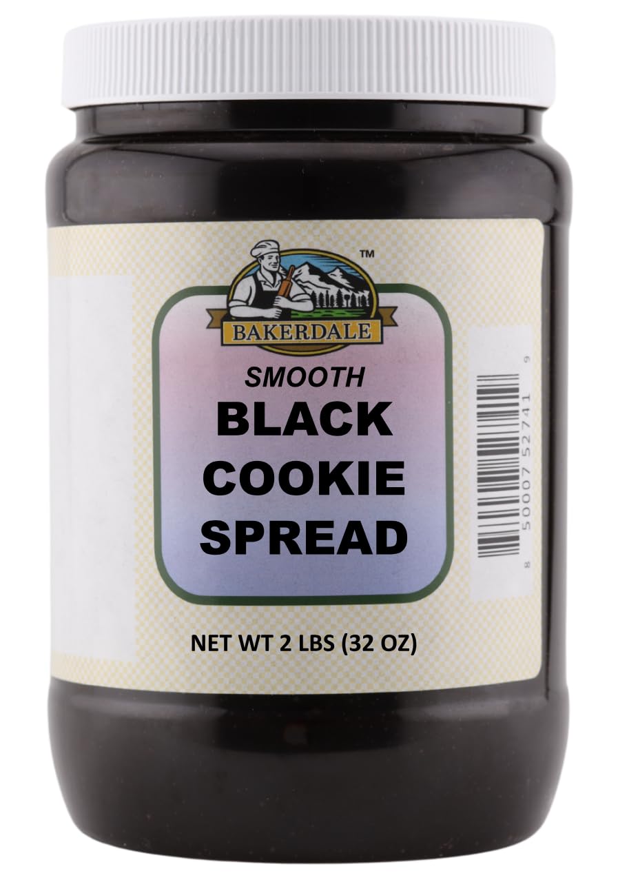 Bakerdale Smooth Black Cookie Butter Spread, Creamy Topping