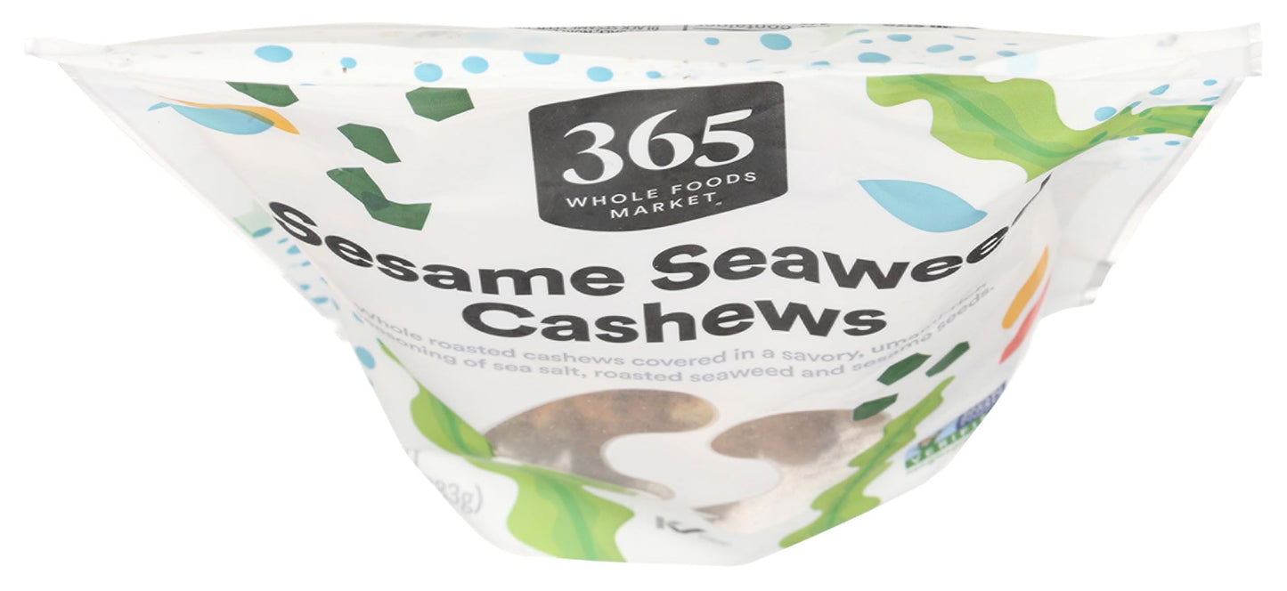 365 by Whole Foods Market, Cashews, Seaweed Seasoned, 10 Ounce