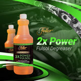 Fuller Brush 2X Power Fulsol Degreaser - Removes Grease, Oil, Grime & Stains - All Purpose Oil, Grease & Grime Cleaner For Bike, Automotive, Grill