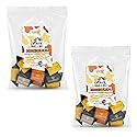 Milk Fudge Candy with Assorted Flavor, Smooth Bite & Creamy Variety - Multi Flavor Salted Caramel fudge with Apple Pie for Gifting & Sharing