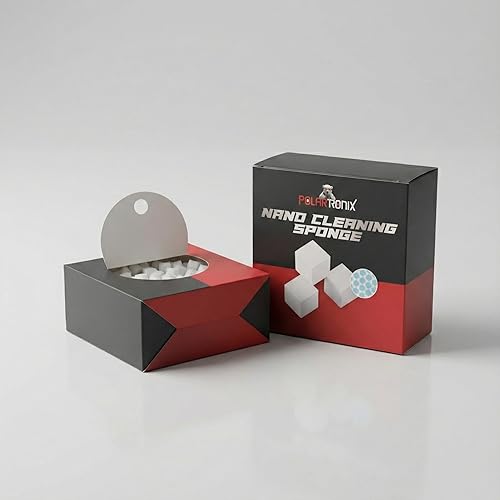Polartronix PCB Cleaning Sponge - 500 Pcs Bulk Electronics Cleaning Pads for Flux & Solder Residue, Non-Scratch, Antistatic Safe, Circuit Board Repair