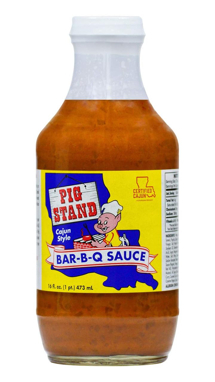 Pig Stand Bar-B-Q Sauce in a Glass Jar 16 ounce