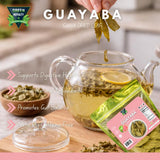 Guayaba (Guava Leaves) Loose Leaf Tea - Dried Guava Leaf Herbal Infusion, Caffeine Free, Sugar Free, 4 oz Resealable Bag