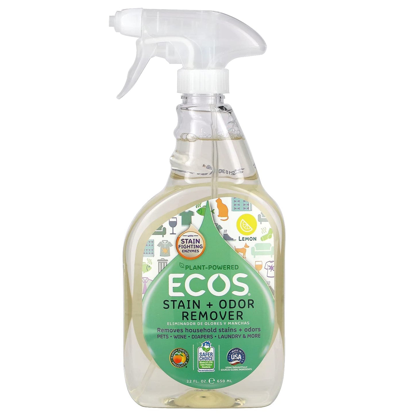 Earth Friendly Product Stain & Odor Remover 22 oz. This Multi-Pack Contains 3.2