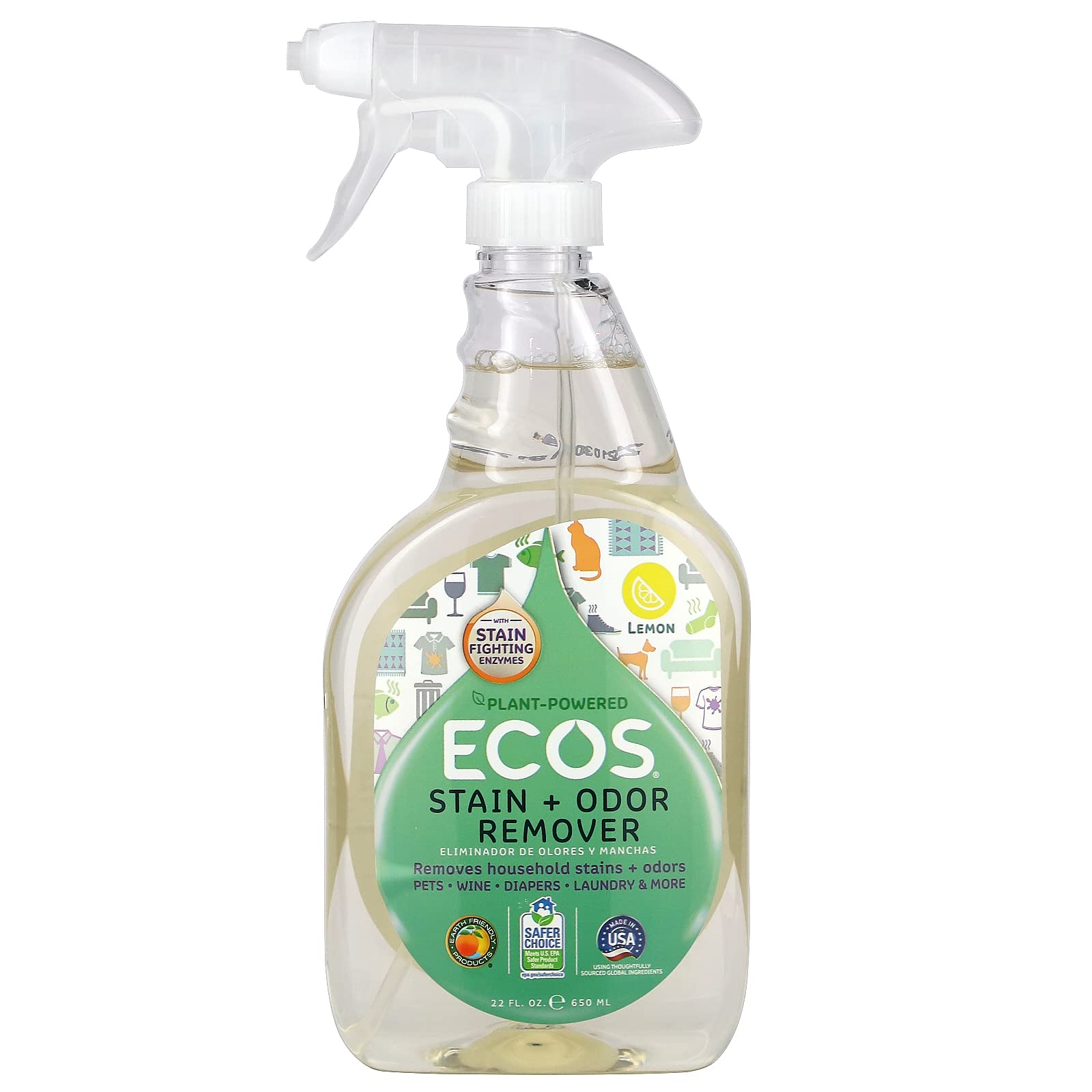 Earth Friendly Product Stain & Odor Remover 22 oz. This Multi-Pack Contains 3.2