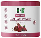 NPG Beet Root Powder 8 Oz, 100% Pure Raw Red Beetroot Superfood for Baking, Juices Drink, Smoothies, Vegan, Non-GMO, No Added Sugar, No Preservatives
