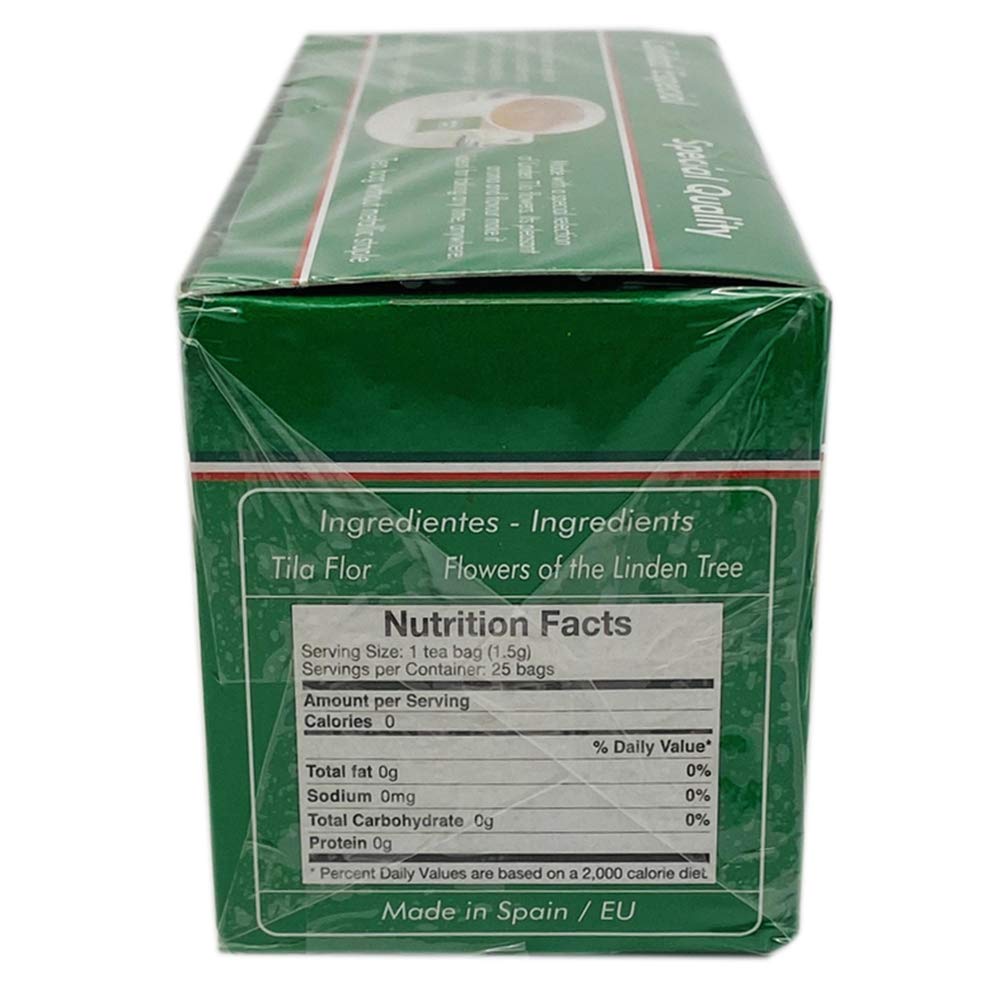 Manasul Linden Tea 25 Bags - Te De Tilo